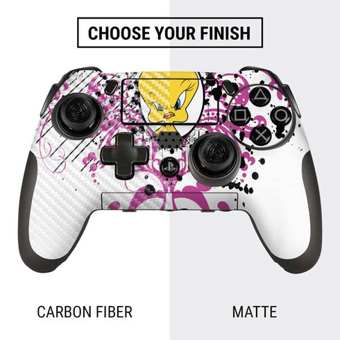 Looney Tunes Tweety Bird with Attitude PlayStation Scuf Vantage 2 Controller Skin