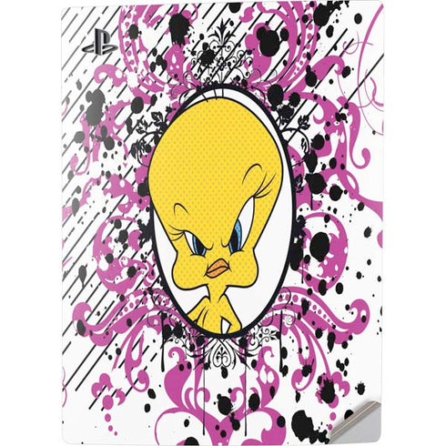 Looney Tunes Tweety Bird with Attitude PS5 Digital Edition Console Skin