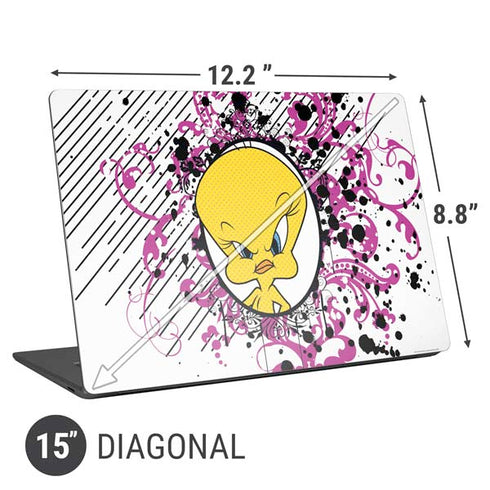 Looney Tunes Tweety Bird with Attitude Universal Laptop 15in (12.2 x 8.8in) Skin