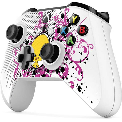 Looney Tunes Tweety Bird with Attitude Xbox One S All-Digital Edition Bundle Skin