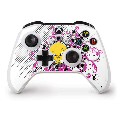 Looney Tunes Tweety Bird with Attitude Xbox One S Controller Skin