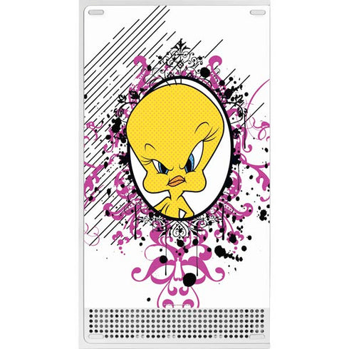 Looney Tunes Tweety Bird with Attitude Xbox Series S Console Skin