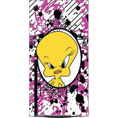 Looney Tunes Tweety Bird with Attitude Xbox Series X Console Skin