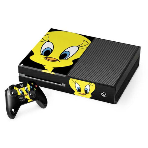 Looney Tunes Tweety Bird Xbox One Console and Controller Bundle Skin