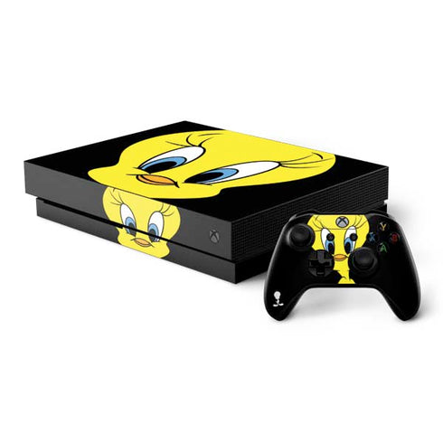 Looney Tunes Tweety Bird Xbox One X Bundle Skin
