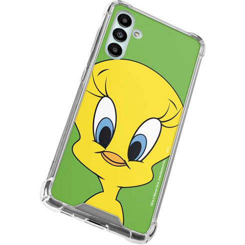 Looney Tunes Tweety Bird Zoomed In Galaxy A13 5G Clear Case