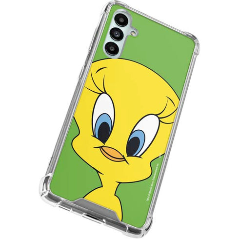 Looney Tunes Tweety Bird Zoomed In Galaxy A15 5G Clear Case