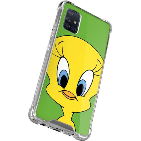 Looney Tunes Tweety Bird Zoomed In Galaxy A51 5G Clear Case