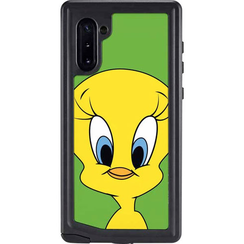 Looney Tunes Tweety Bird Zoomed In Galaxy Note 10 Waterproof Case