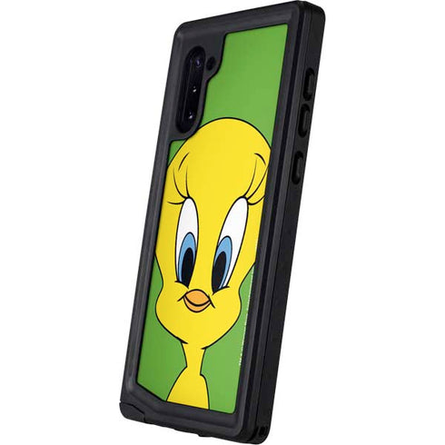 Looney Tunes Tweety Bird Zoomed In Galaxy Note 10 Waterproof Case