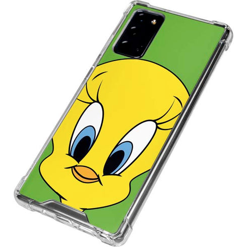 Looney Tunes Tweety Bird Zoomed In Galaxy Note20 5G Clear Case