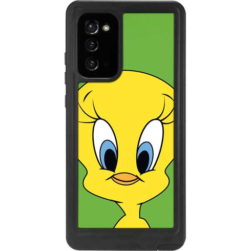 Looney Tunes Tweety Bird Zoomed In Galaxy Note20 5G Waterproof Case