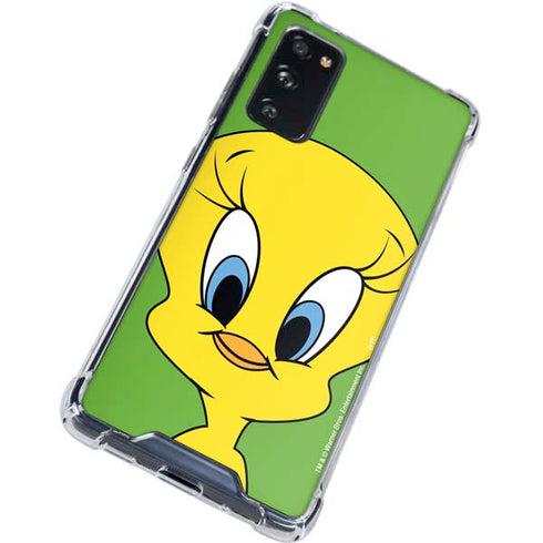 Looney Tunes Tweety Bird Zoomed In Galaxy S20 FE Clear Case
