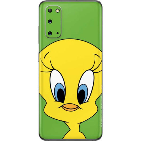 Looney Tunes Tweety Bird Zoomed In Galaxy S20 Skin
