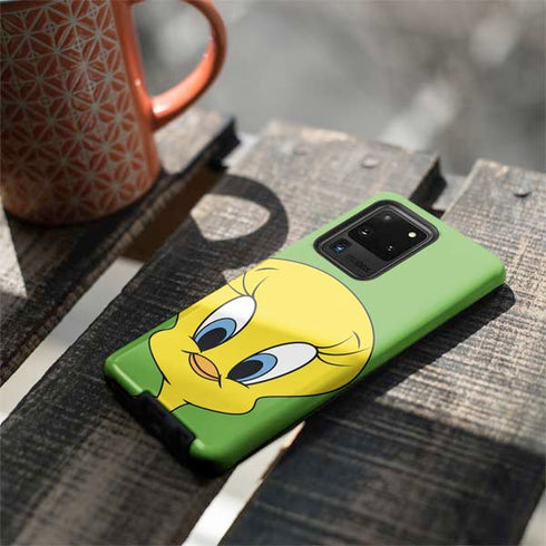 Looney Tunes Tweety Bird Zoomed In Galaxy S20 Ultra 5G Pro Case