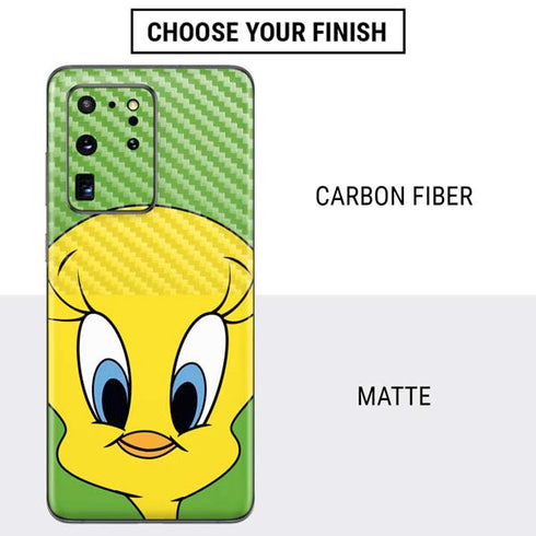 Looney Tunes Tweety Bird Zoomed In Galaxy S20 Ultra 5G Skin