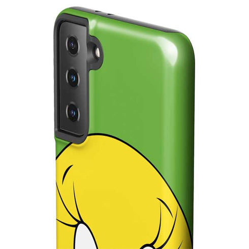 Looney Tunes Tweety Bird Zoomed In Galaxy S21 FE Pro Case