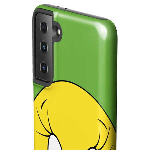 Looney Tunes Tweety Bird Zoomed In Galaxy S21 Plus 5G Pro Case
