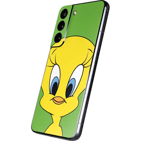 Looney Tunes Tweety Bird Zoomed In Galaxy S22 Skin