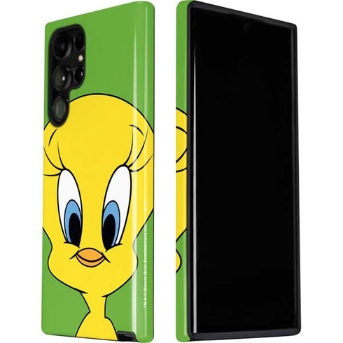 Looney Tunes Tweety Bird Zoomed In Galaxy S22 Ultra Pro Case