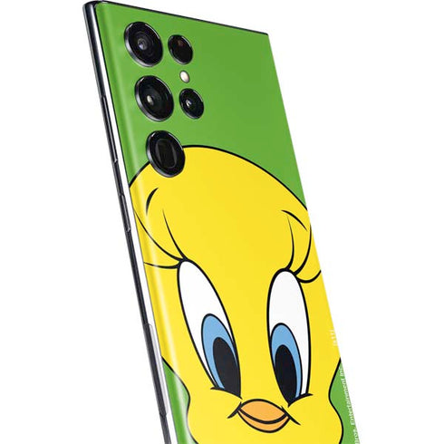Looney Tunes Tweety Bird Zoomed In Galaxy S22 Ultra Skin