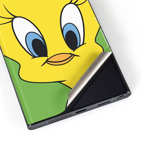 Looney Tunes Tweety Bird Zoomed In Galaxy S22 Ultra Skin