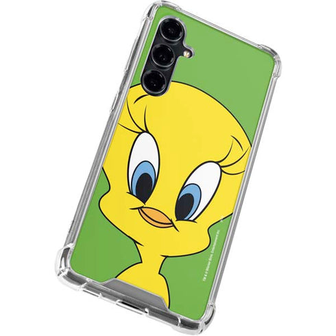 Looney Tunes Tweety Bird Zoomed In Galaxy S23 FE Clear Case