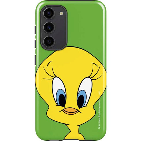 Looney Tunes Tweety Bird Zoomed In Galaxy S23 Plus Pro Case