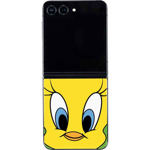 Looney Tunes Tweety Bird Zoomed In Galaxy Z Flip5 5G Skin