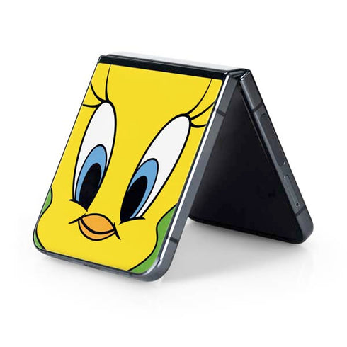 Looney Tunes Tweety Bird Zoomed In Galaxy Z Flip5 5G Skin