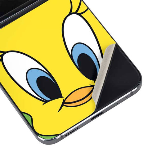 Looney Tunes Tweety Bird Zoomed In Galaxy Z Flip5 5G Skin