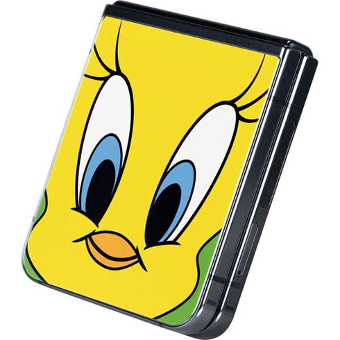 Looney Tunes Tweety Bird Zoomed In Galaxy Z Flip5 5G Skin