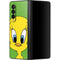 Looney Tunes Tweety Bird Zoomed In Galaxy Z Fold3 5G Skin