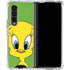 Looney Tunes Tweety Bird Zoomed In Galaxy Z Fold4 5G Clear Case