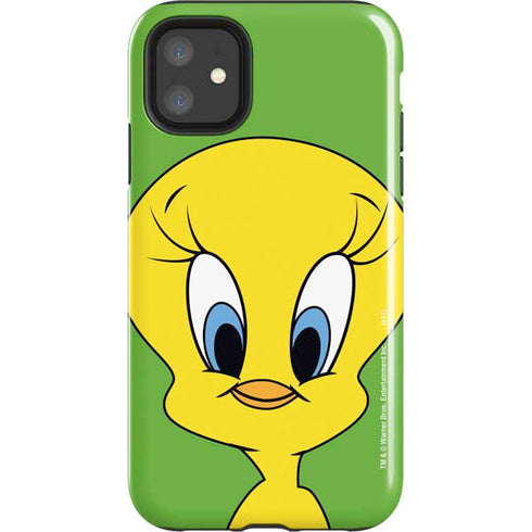 Looney Tunes Tweety Bird Zoomed In iPhone 11 Impact Case