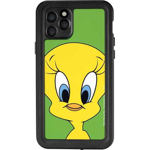 Looney Tunes Tweety Bird Zoomed In iPhone 11 Pro Waterproof Case