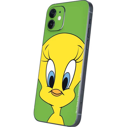 Looney Tunes Tweety Bird Zoomed In iPhone 12 Mini Skin