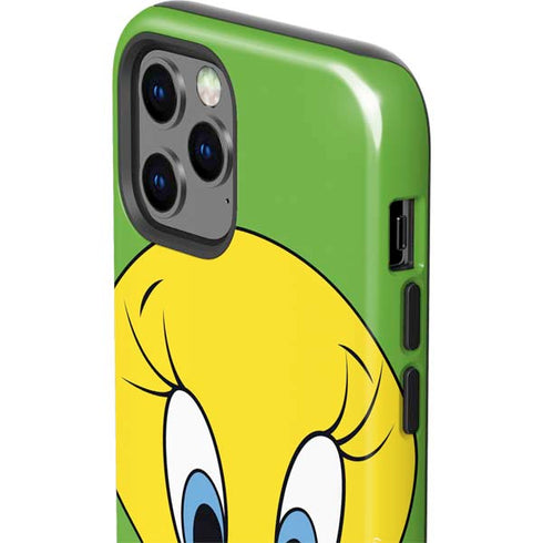 Looney Tunes Tweety Bird Zoomed In iPhone 12 Pro Impact Case