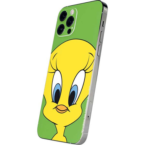Looney Tunes Tweety Bird Zoomed In iPhone 12 Pro Skin
