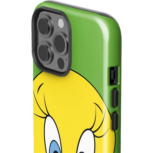 Looney Tunes Tweety Bird Zoomed In iPhone 13 Pro Max Impact Case