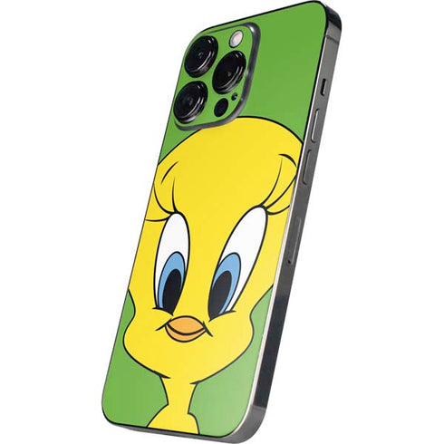 Looney Tunes Tweety Bird Zoomed In iPhone 13 Pro Skin