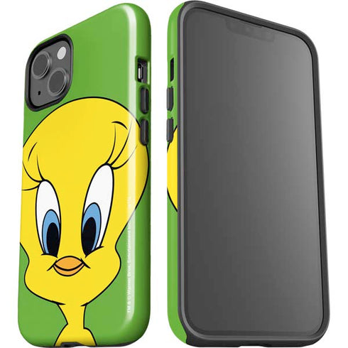 Looney Tunes Tweety Bird Zoomed In iPhone 15 Impact Case