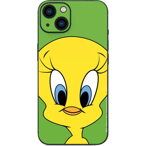 Looney Tunes Tweety Bird Zoomed In iPhone 14 Plus Skin