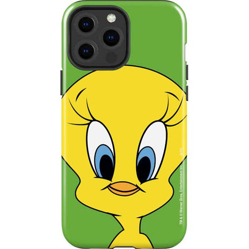 Looney Tunes Tweety Bird Zoomed In iPhone 15 Pro Max Impact Case