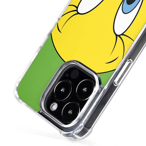 Looney Tunes Tweety Bird Zoomed In iPhone 14 Pro Max MagSafe Case
