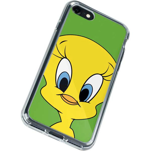 Looney Tunes Tweety Bird Zoomed In iPhone SE (2nd & 3rd Gen) Clear Case