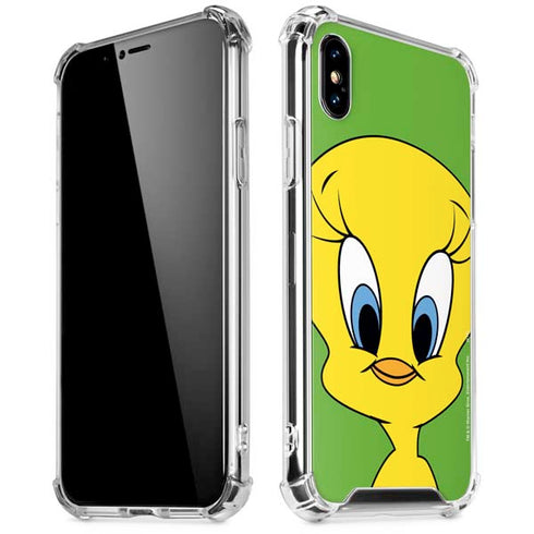 Looney Tunes Tweety Bird Zoomed In iPhone XS Max Clear Case