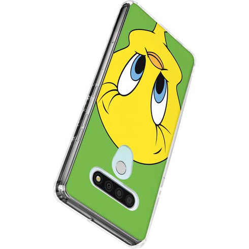 Looney Tunes Tweety Bird Zoomed In LG Stylo 6 Clear Case