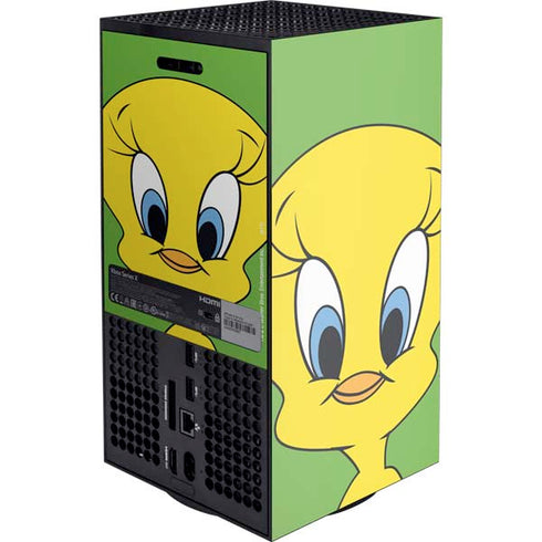 Looney Tunes Tweety Bird Zoomed In Xbox Series X Console Skin