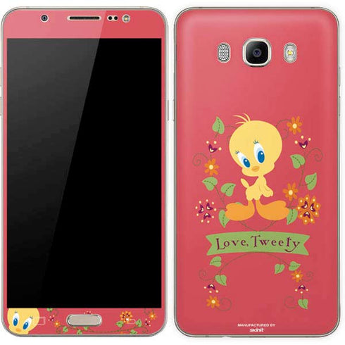 Looney Tunes Tweety Embroidered Galaxy J7 Skin